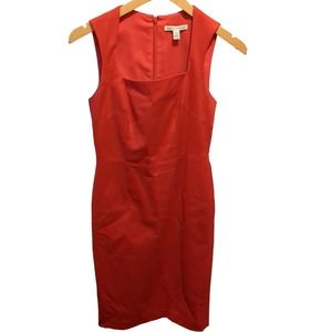 Banana Republic Red Sleeveless Dress Size 0